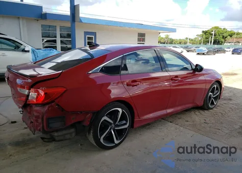 2021 Honda Accord Sport from USA, damaged, VIN 1HGCV1F32MA047540